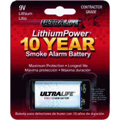 Ultralife professional 9 volt lithium batterij
