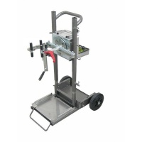 Verrijdbare brandblusser klem