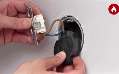 Brandwerende doorvoer stopper voor aansluitdozen