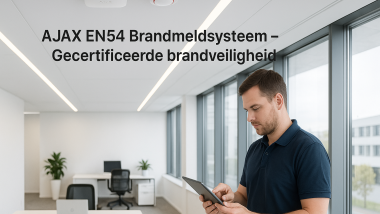 Slim, draadloos en gecertificeerd: het nieuwe AJAX EN54 brandmeldsysteem