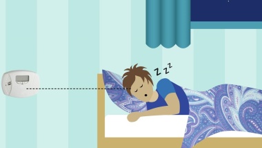 Waar hang je jou koolmonoxidemelder op?