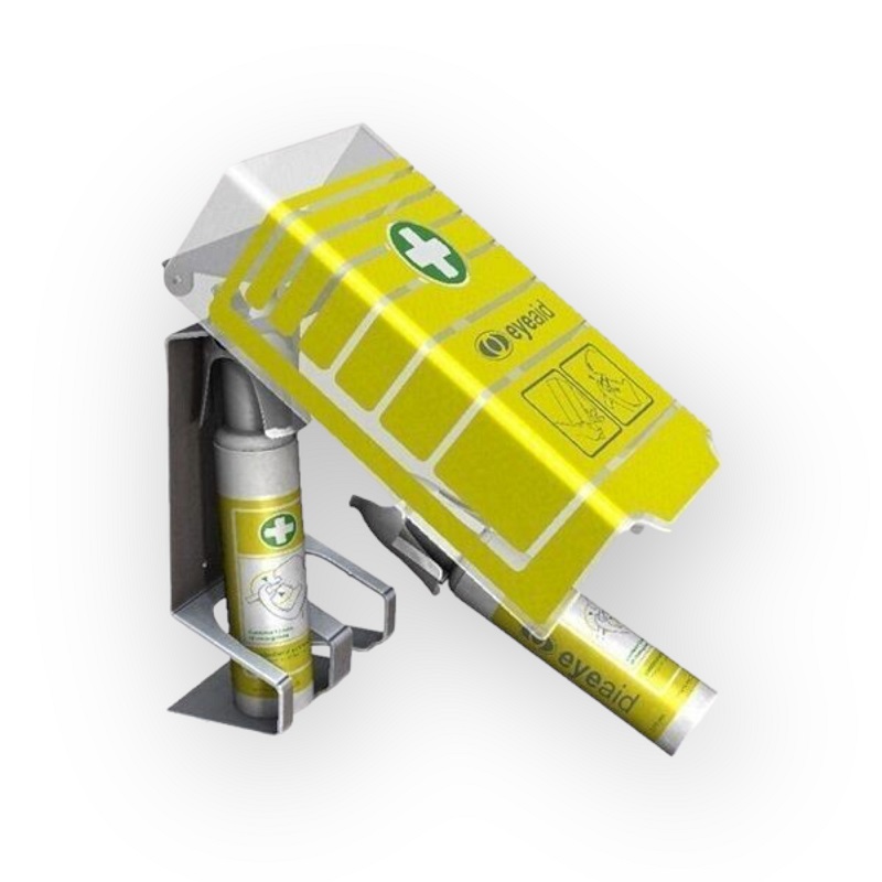 Oogspoelstation leeg voor Eyeaid oogspoelflessen