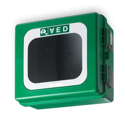 AED buitenkast met alarm en verwarming 24V
