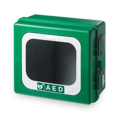 AED buitenkast met alarm en verwarming 24V