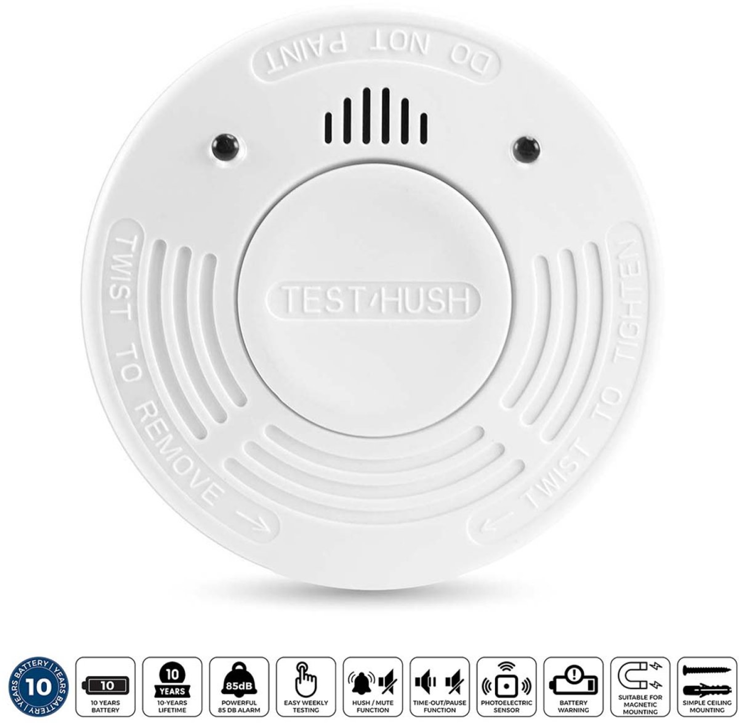 Alecto SD1010 draadloze rookmelder 10 jaar