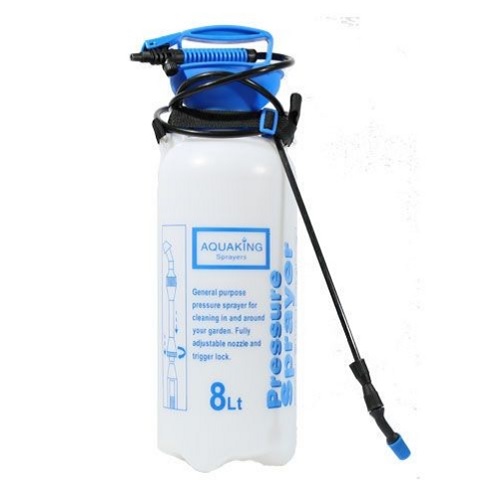 Aquaking drukspuit 8 liter leeg