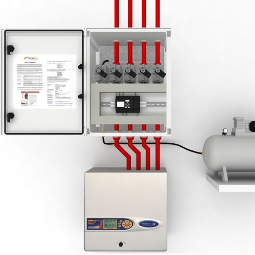Heteluchtpistool voor het testen van aspiratiesystemen