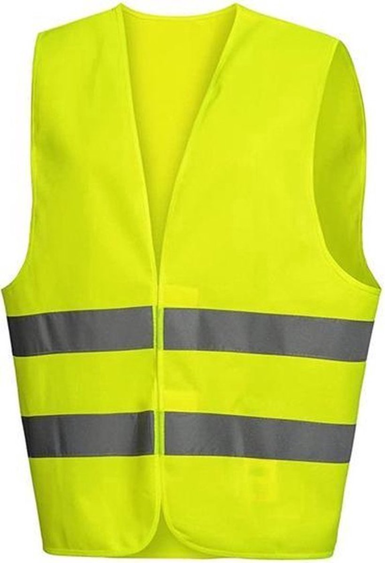 Veiligheidshesje geel reflecterend blanco