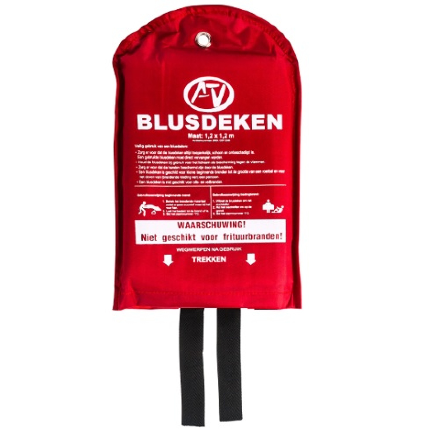 Blusdeken 180x180 cm softbag