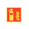 Brandblusser kunststof pictogram nalichtend 200x200