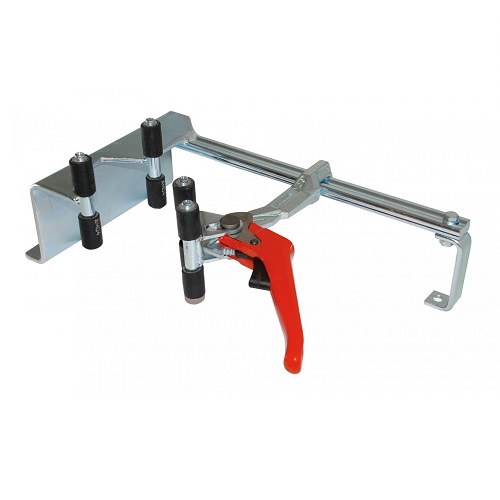 Brandblusser mechanische kleminrichting