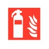 Pictogram Brandblusser panoramisch kunststof diverse maten