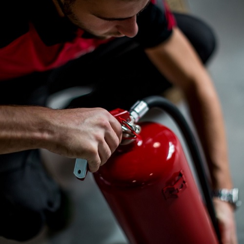 Wij plaatsen voor u uw brandblusser