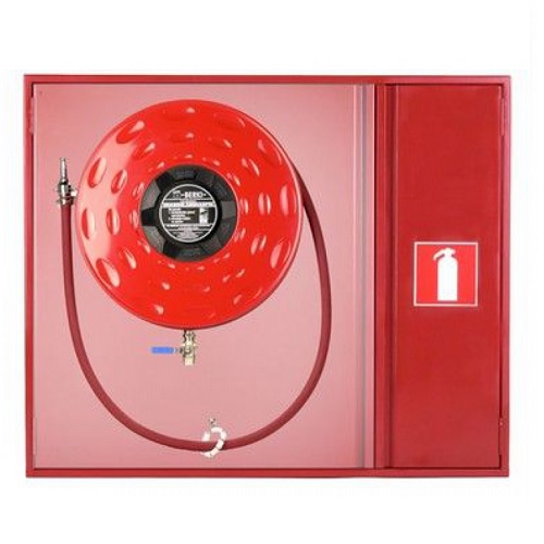 Brandslanghaspel combikast rood