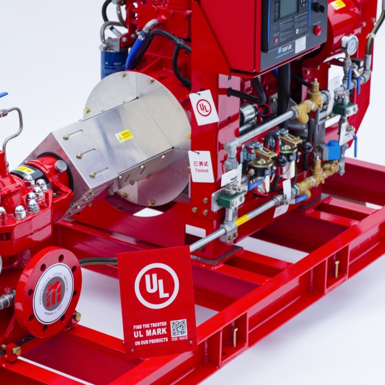 Elektrische brandpomp sprinklerinstallatie