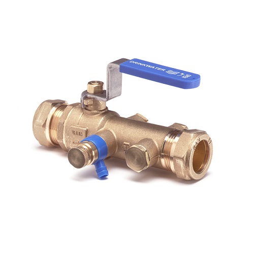 Brandslanghaspel keerklep 28 mm