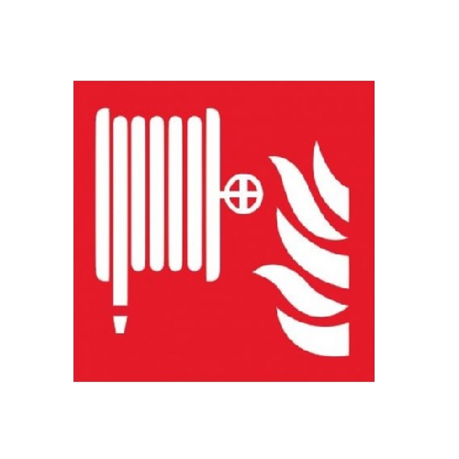 Pictogram Brandhaspel sticker 150x150 mm