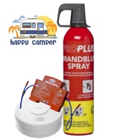 Brandveiligheidspakket Camping en Huis – Met sprayblusser, meterkastblusser en rookmelder