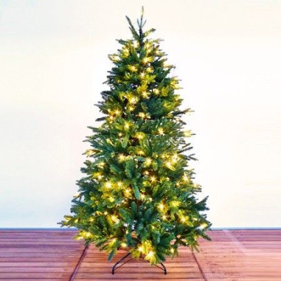 Overname Kikker slijm Brandvertragende kunstkerstboom met LED verlichting 180 cm |  Brandblussershop