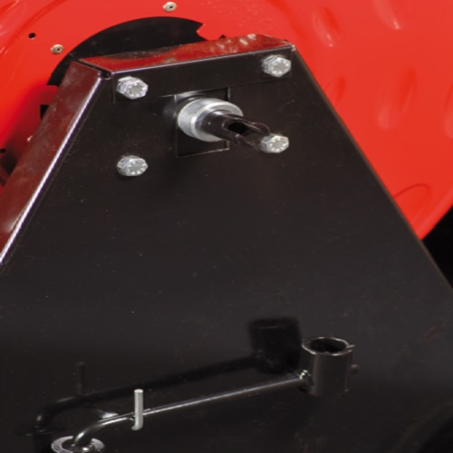 Haspelkar 70 meter 1" met 30 meter 3/4 brandslanghaspel