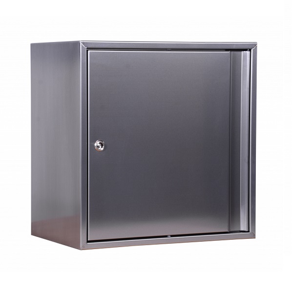 Droge blusleiding gevelkast roestvast staal RVS