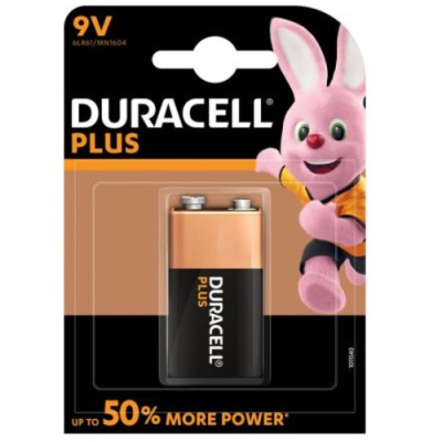 Duracell 9 volt plus rookmelder batterij