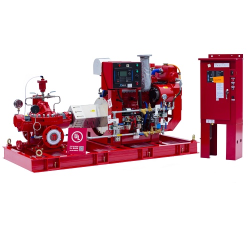 Elektrische brandpomp sprinklerinstallatie