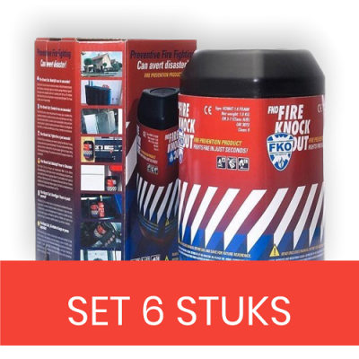 Fire Knock Out set 6 stuks