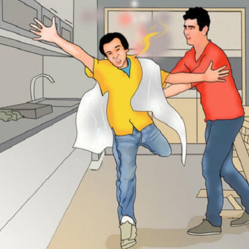 Fire blanket blusdeken