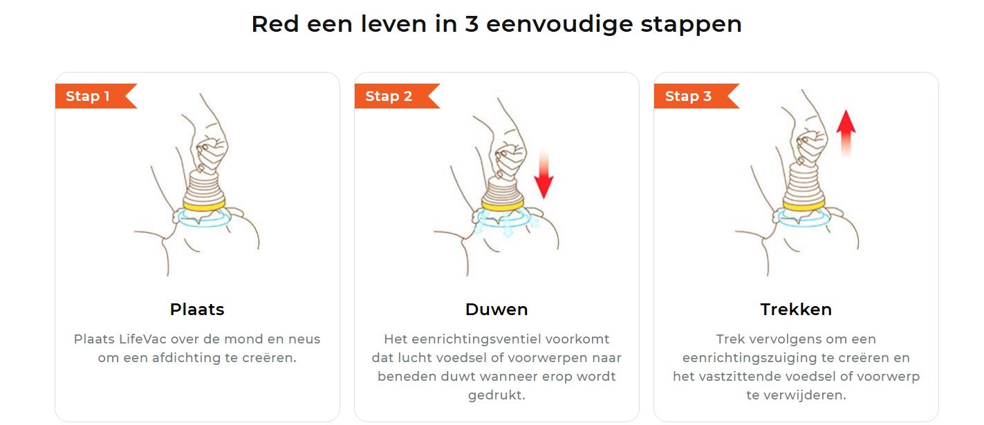 Anti-verstikking apparaat LifeVacuum