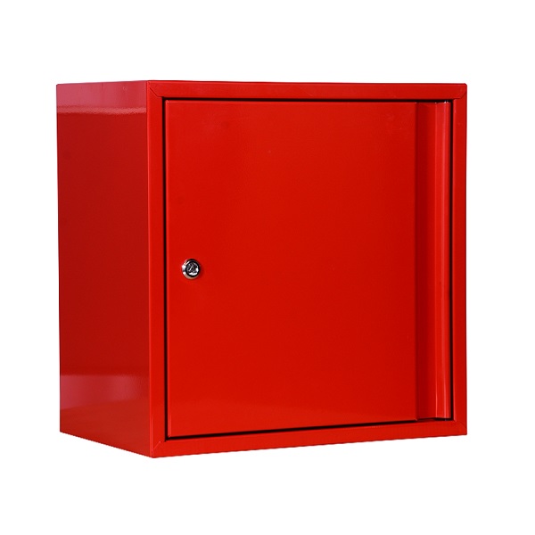 Gevelkast droge blusleiding rood RVS