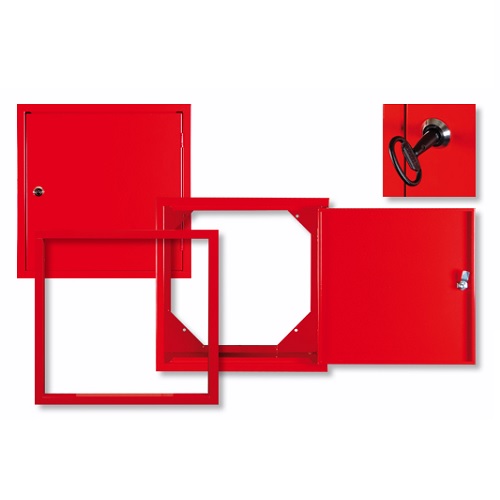 Gevelkast droge blusleiding