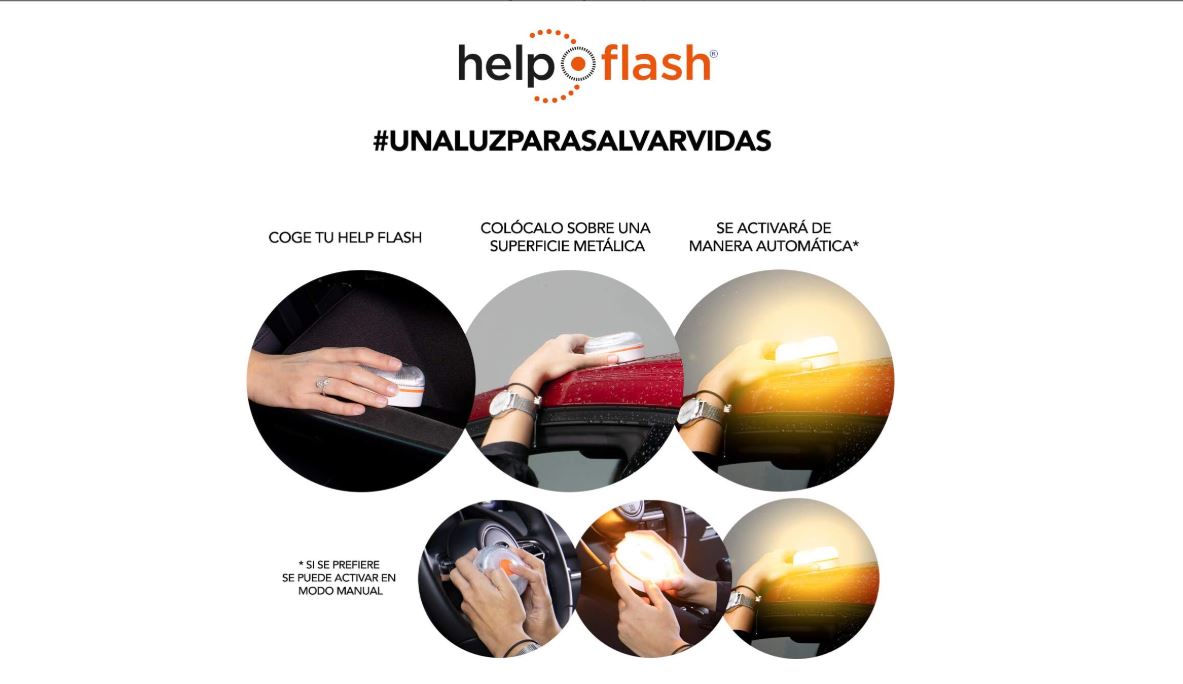 Noodlicht auto Spanje HF2