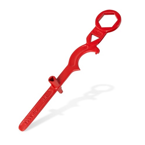 Hydrant sleutel voor bovengrondse hydranten