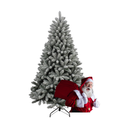 magnetron merk Reciteren Geïmpregneerde witte kunstkerstboom 180 cm | Brandblussershop