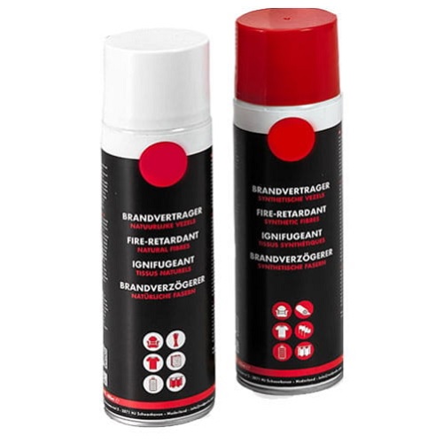Brandvertragende impregneerspray natuurlijke vezels