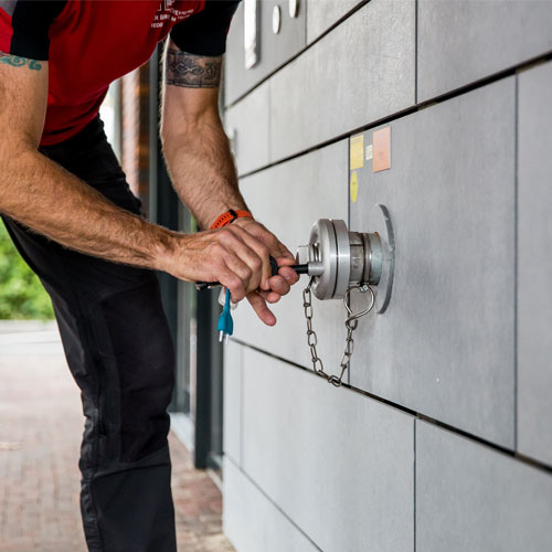 Onderhoud droge blusleiding