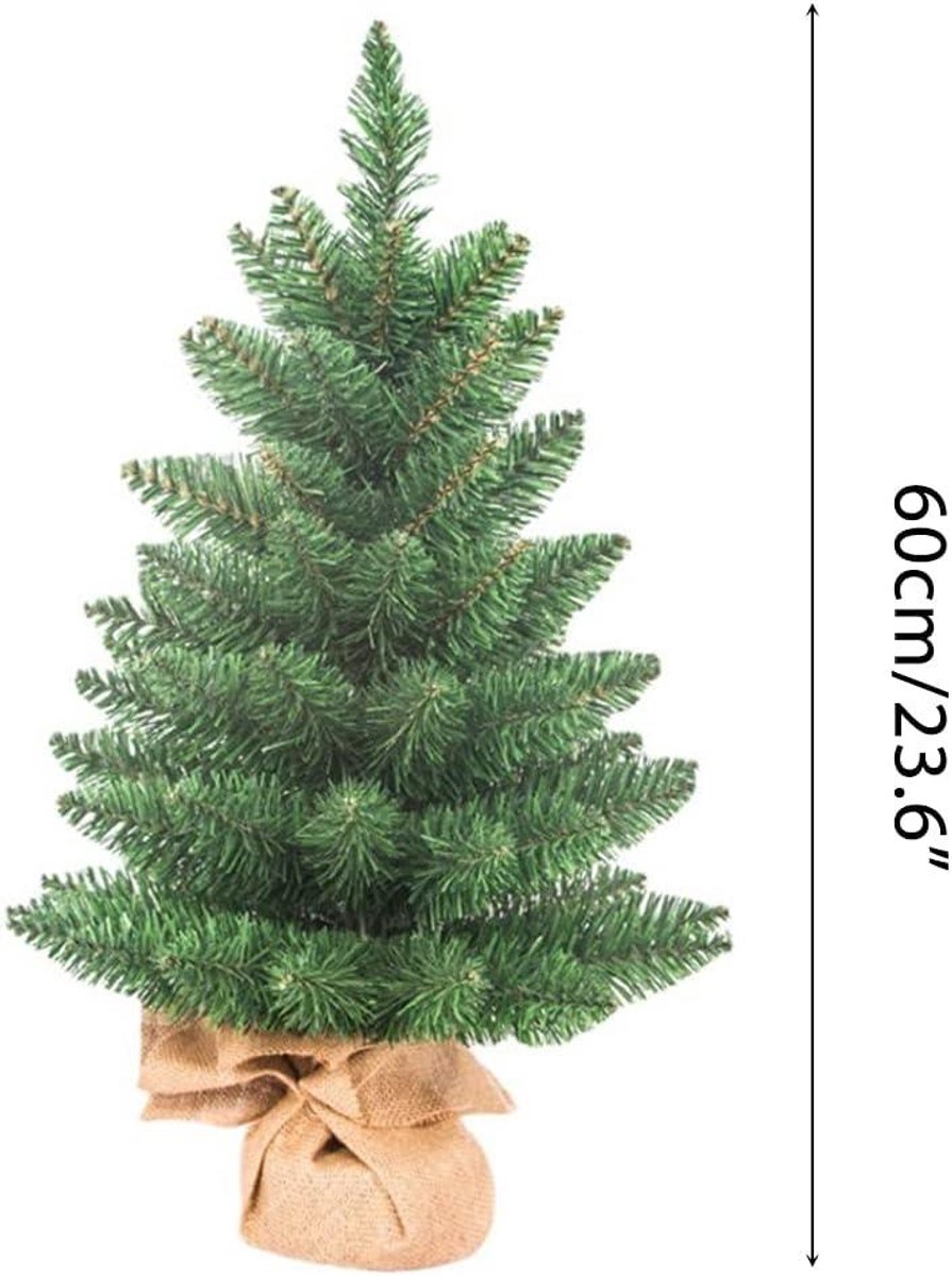 Brandvertragende kunstkerstboom tafelmodel 60 cm