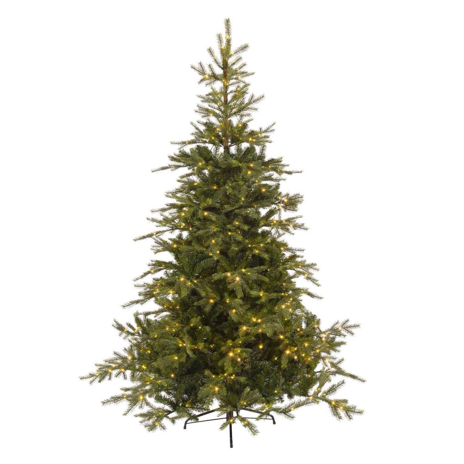 Brandvertragende kunstkerstboom met LED verlichting 180 cm