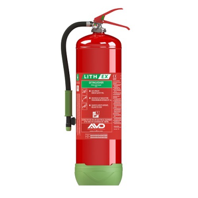 Lith-Ex 9 liter accu gel brandblusser