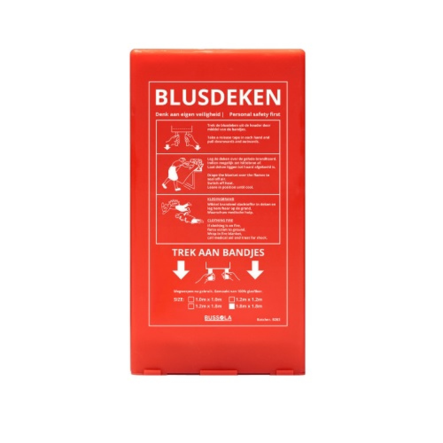 Blusdeken 120x120 cm hardbox