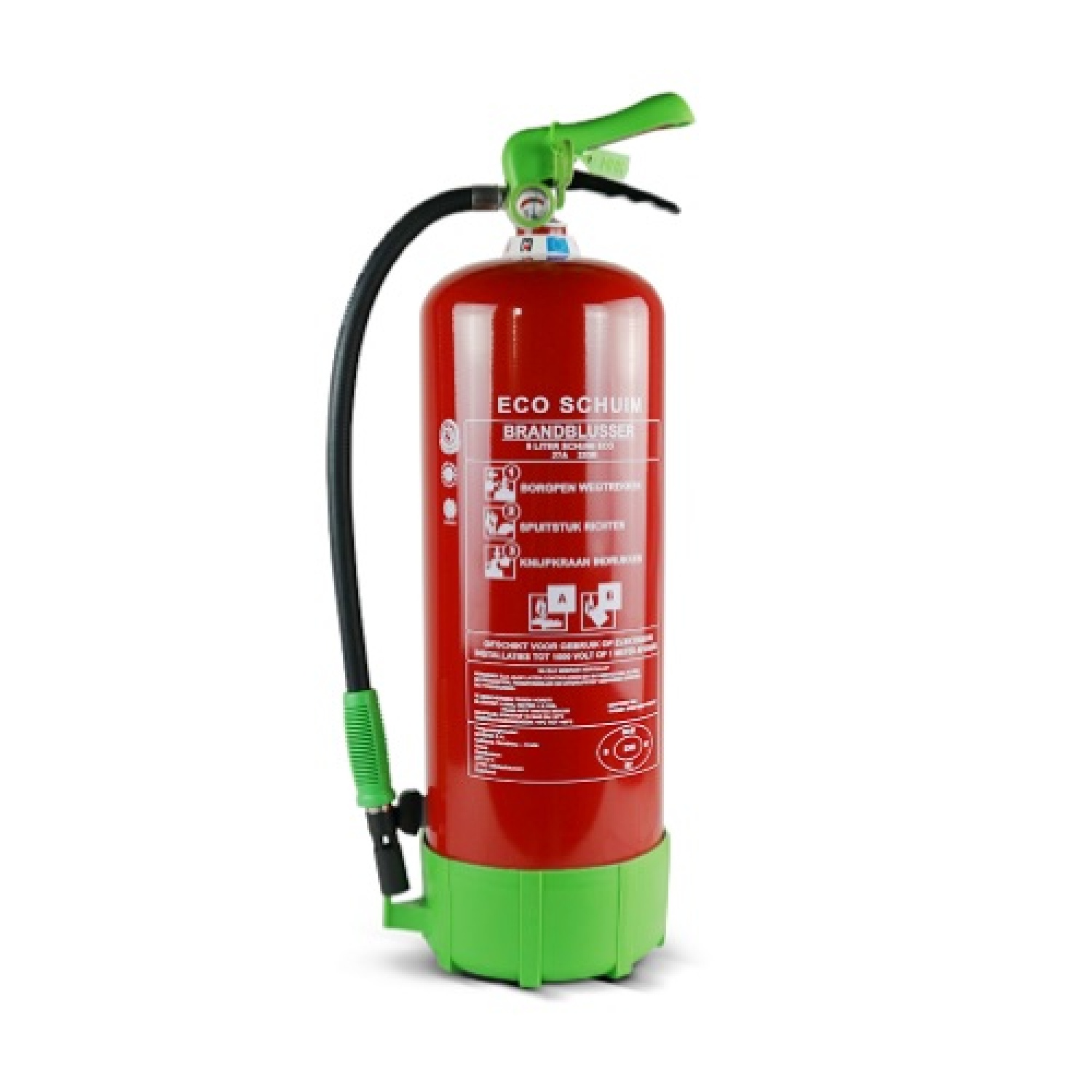 Mobiak schuimblusser 6 liter ECO Milieukeurmerk