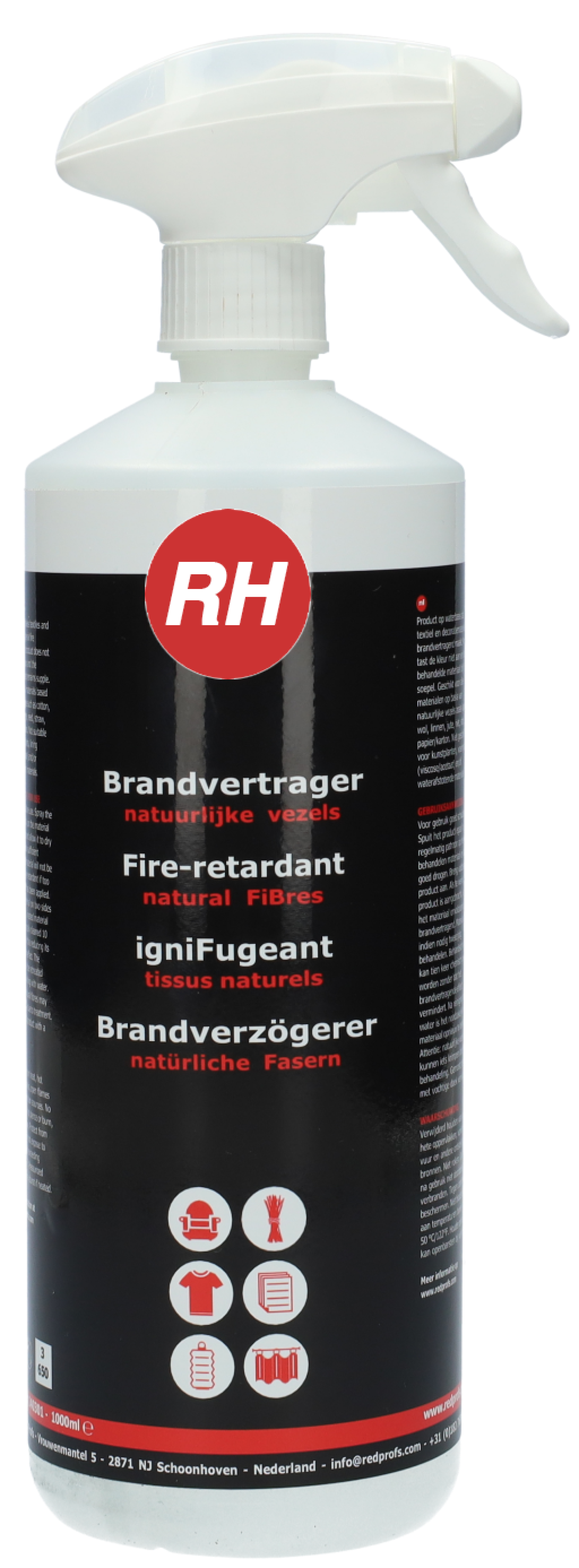 Brandvertragende Impregneerspray synthetisch