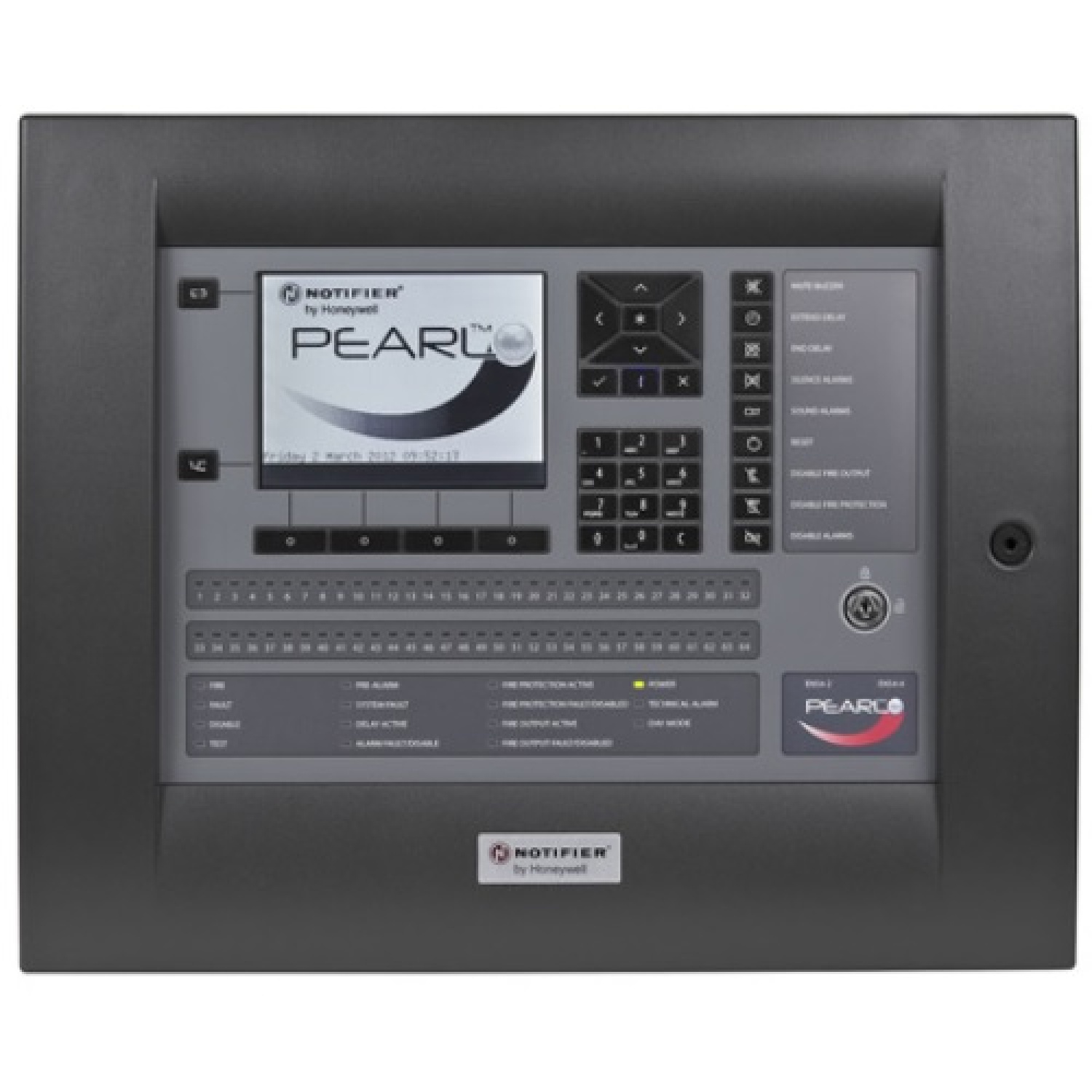 Notifier adresseerbare brandmeldcentrale Pearl 2 lussen