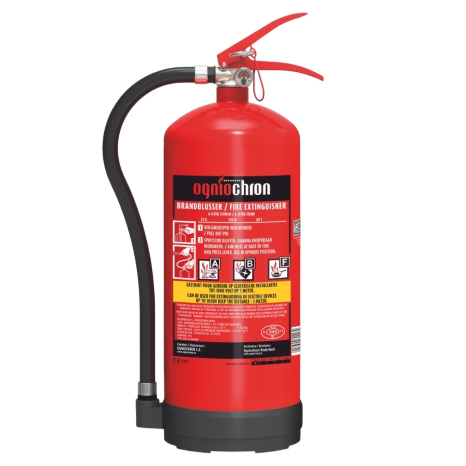 Ogniochron ABF vet brandblusser 6 liter