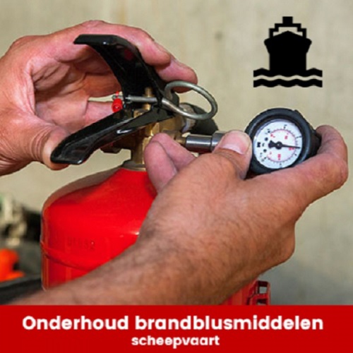 Onderhoud brandblusmiddelen zeevaart