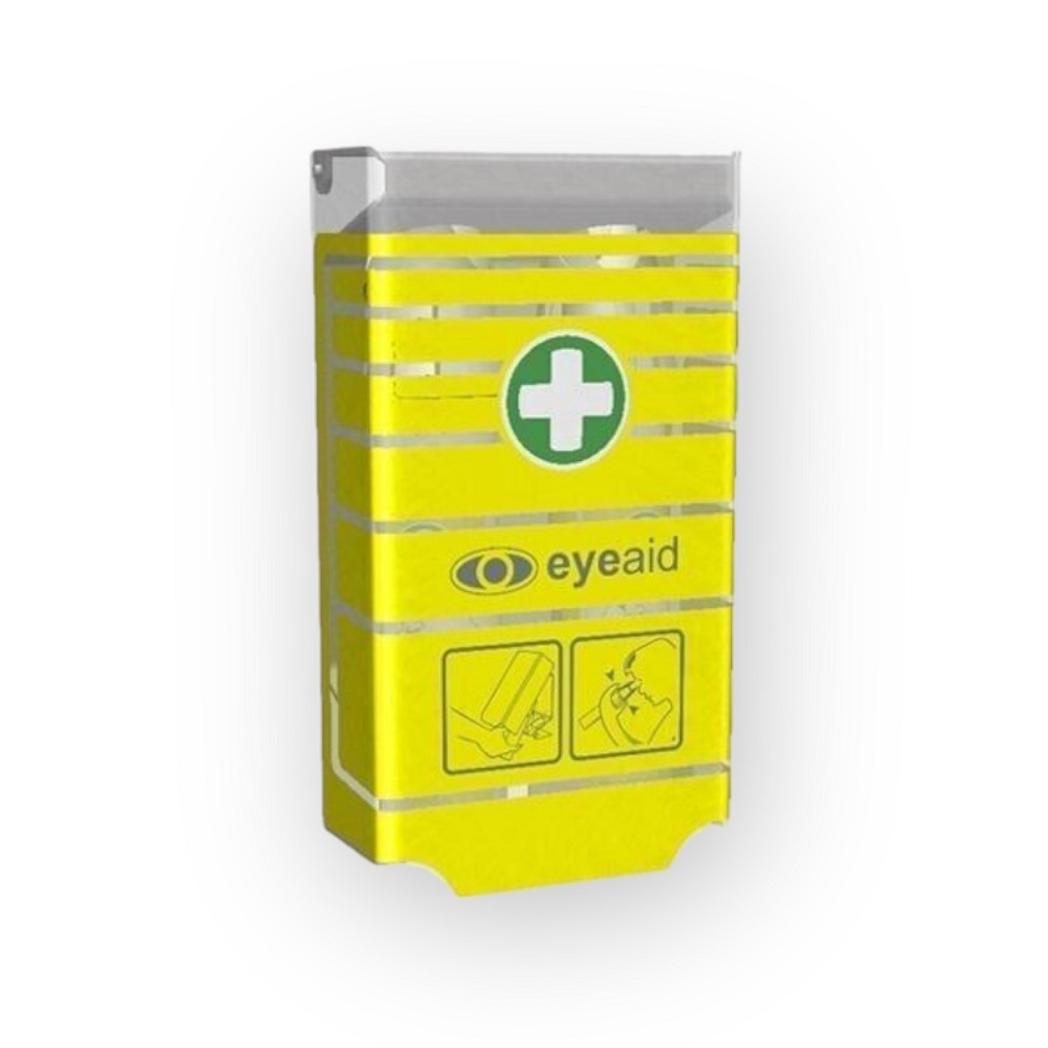 Oogspoelstation leeg voor Eyeaid oogspoelflessen