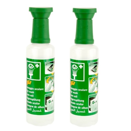 Oogspoelstation 2 stuks 500 ml steriele zoutoplossing oogspoeling