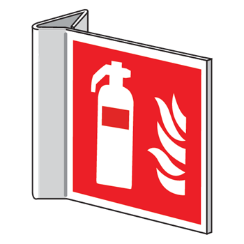 Pictogram Brandblusser haaks kunststof diverse maten