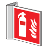 Pictogram Brandblusser haaks kunststof diverse maten